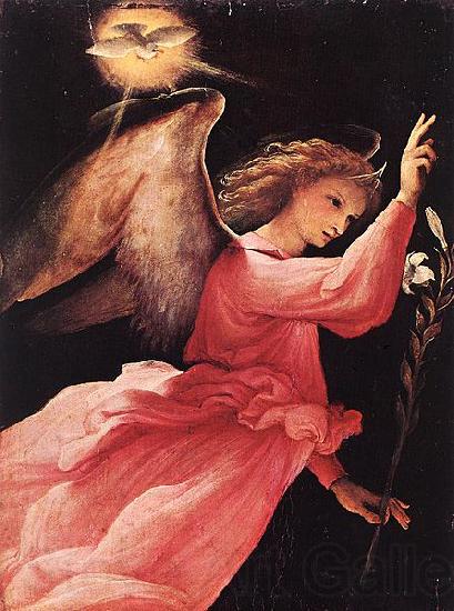 Lorenzo Lotto Angel Annunciating Germany oil painting art